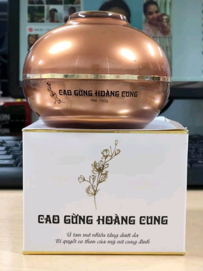 Cao gừng tan mỡ hoàng cung