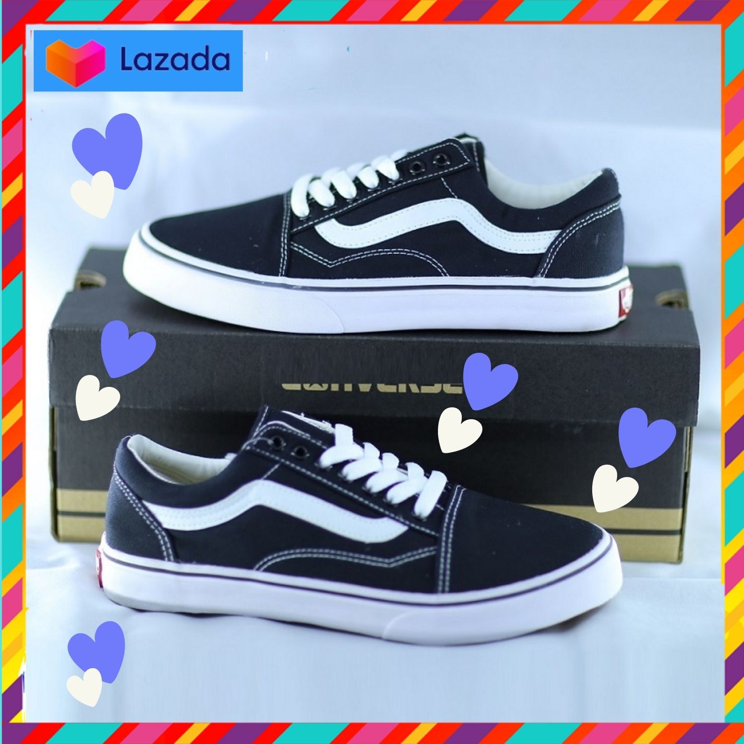 ⚡️Giá Sốc⚡️ Giày Sneaker old Skool nam nữ FREESHIP Giầy thể thao học sinh giá rẻ màu đen