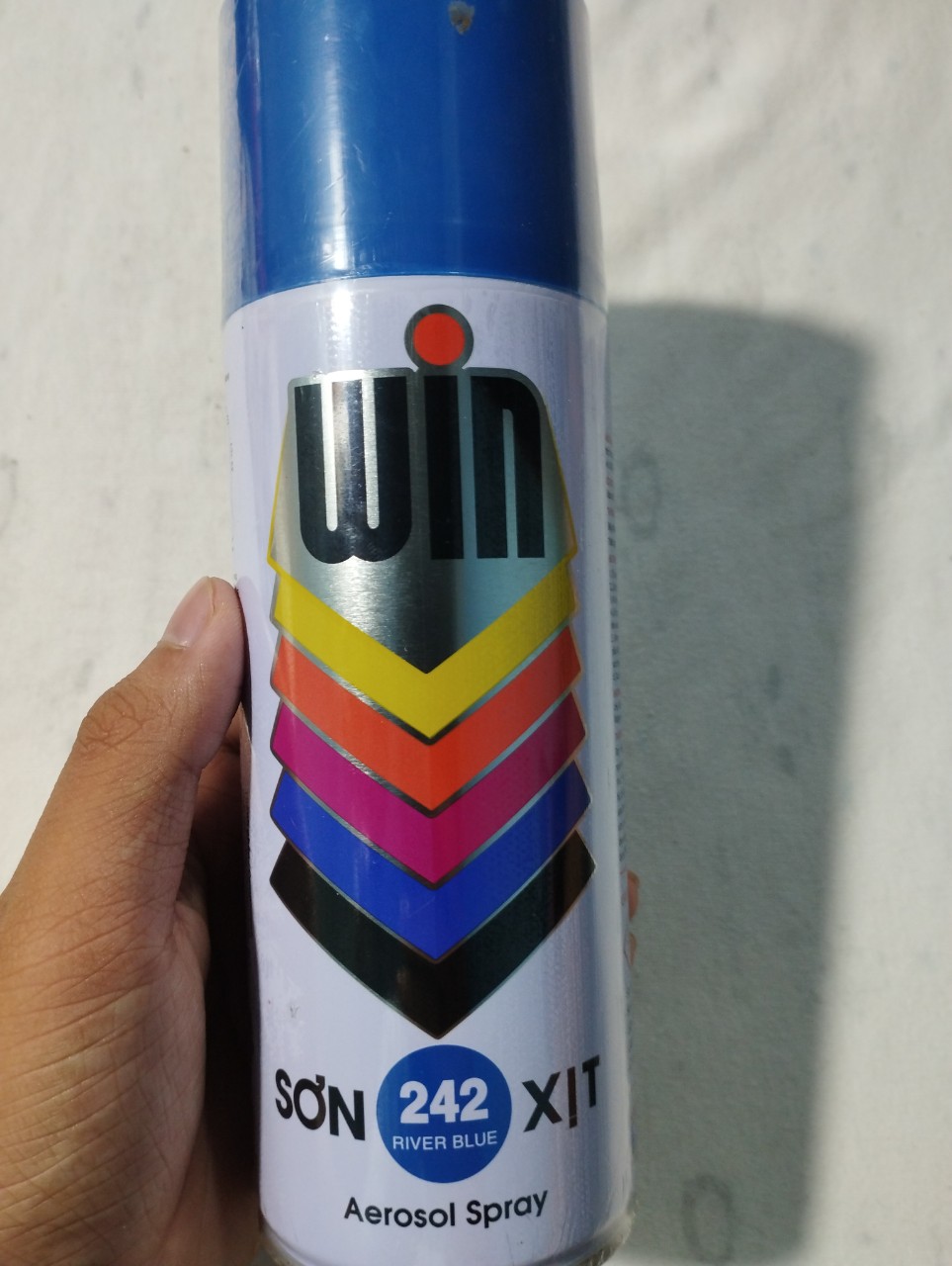 Sơn xịt xanh mã