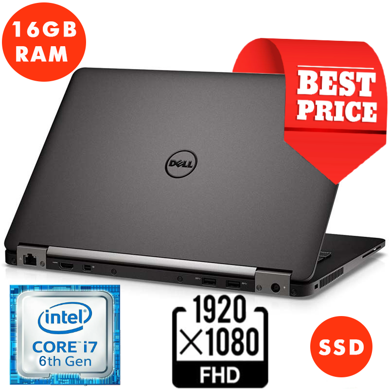 [HCM]Laptop Dell E7470/ i7-6600U/ 16GB - 8GB RAM/ 256GB - 128GB SSD/ 14 Full HD Laptop Doanh nhân thiết kế gaming