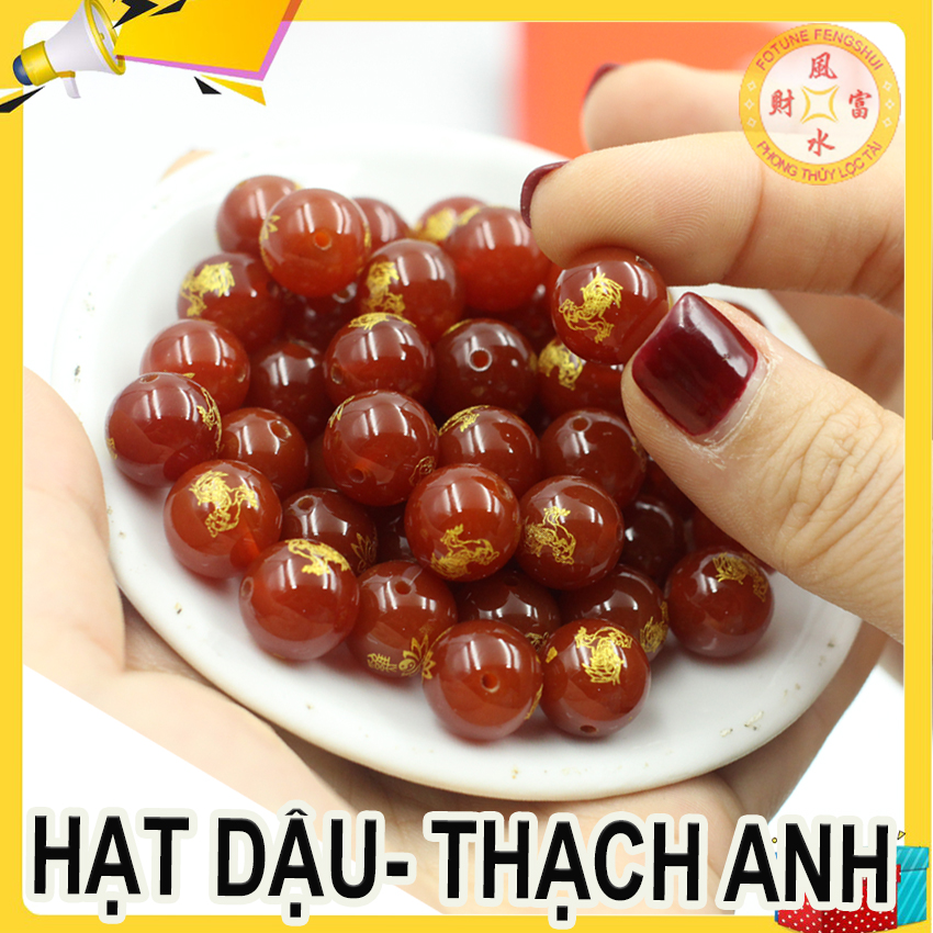 Hạt dậu - thạch anh đỏ