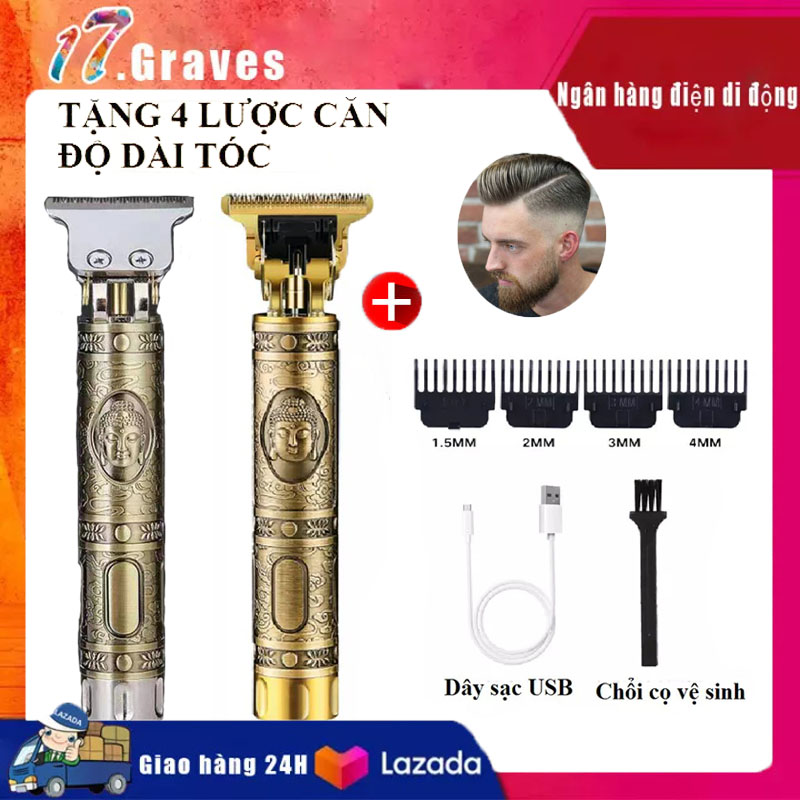 Tông đơ cắt tóc chắn viền vintage t9 chính hãng. tăng đơ cắt tóc gia đình chuyên nghiệp tông đơ cắt tóc cho bé người lớn - chính hãng tông đơ hớt tóc trẻ em người lớn tặng 3 kéo cao cấp và lược tạo kiểu dáng tóc, tông đơ cắt tóc loại tốt