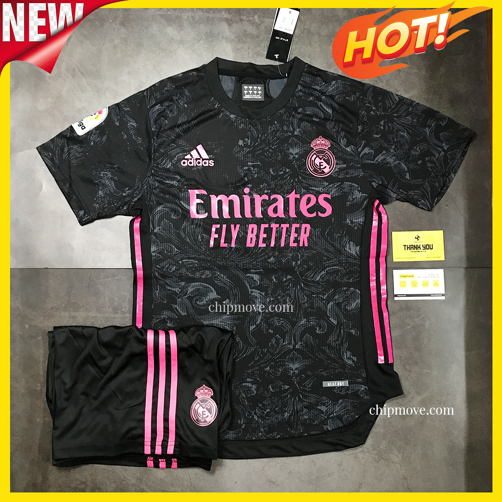 Bộ áo bóng đá Real Madrid sân khách mùa giải mới 2020-2021 Thái cao cấp