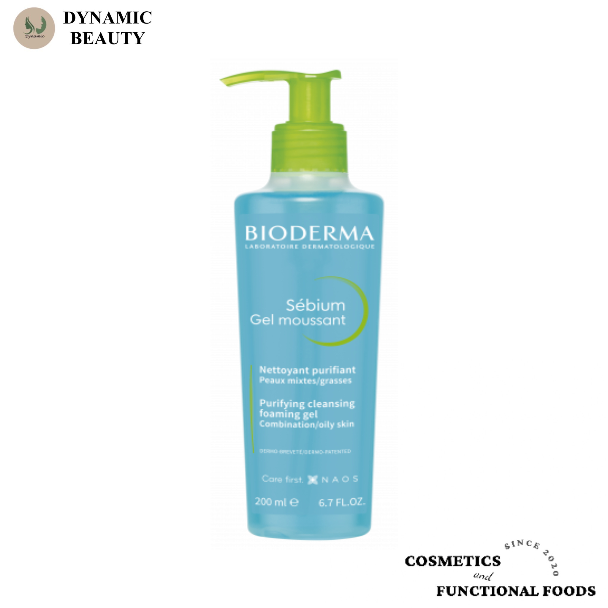[HCM]Sữa rửa mặt Bioderma sebium gel moussant dành cho da dầu nhờn và mụn 200ml