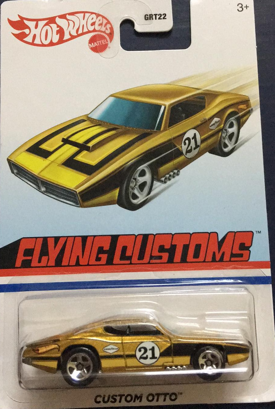 Hotwheels - custom otto -- flying custom series 2021 - target exclusive - grt22