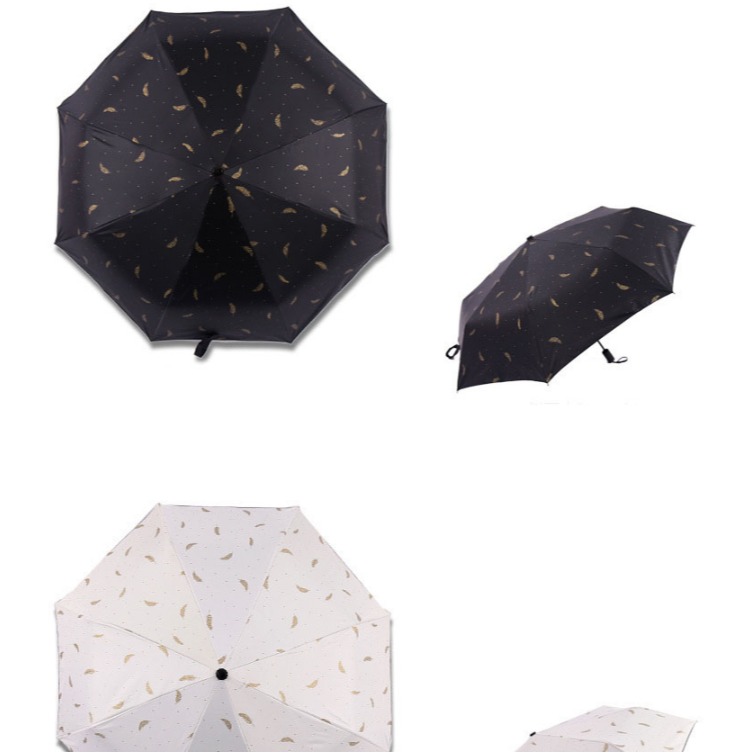 CÂY DÙ GẤP GỌN BRONZING FEATHERS, DÙ HÌNH GẤU DỄ THƯƠNG (Nhiều màu) - [Dù ô gấp đi mưa #Dù che nắng chống tia UV# Ô dù học sinh# Dù thời trang]