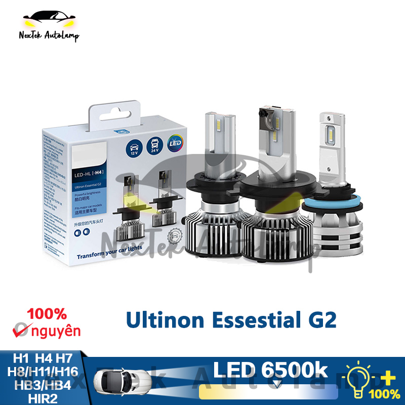 For philips ultinon essential led gen2 g2 h1 h4 h7 hb3 hb4 hir2 h8 h9 h11 h16 12v 24v 6500k đèn pha xe hơi trắng bóng đèn