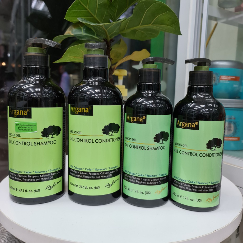 Gội xả argana oil- control kiểm soát dầu 500ml-750ml