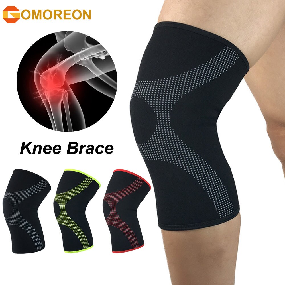 1Pcs Knee Brace, Knee Compression Sleeve Support for Running, ACL, Meniscus Tear, Sports, Joint Pain Relief and Injury Recovery