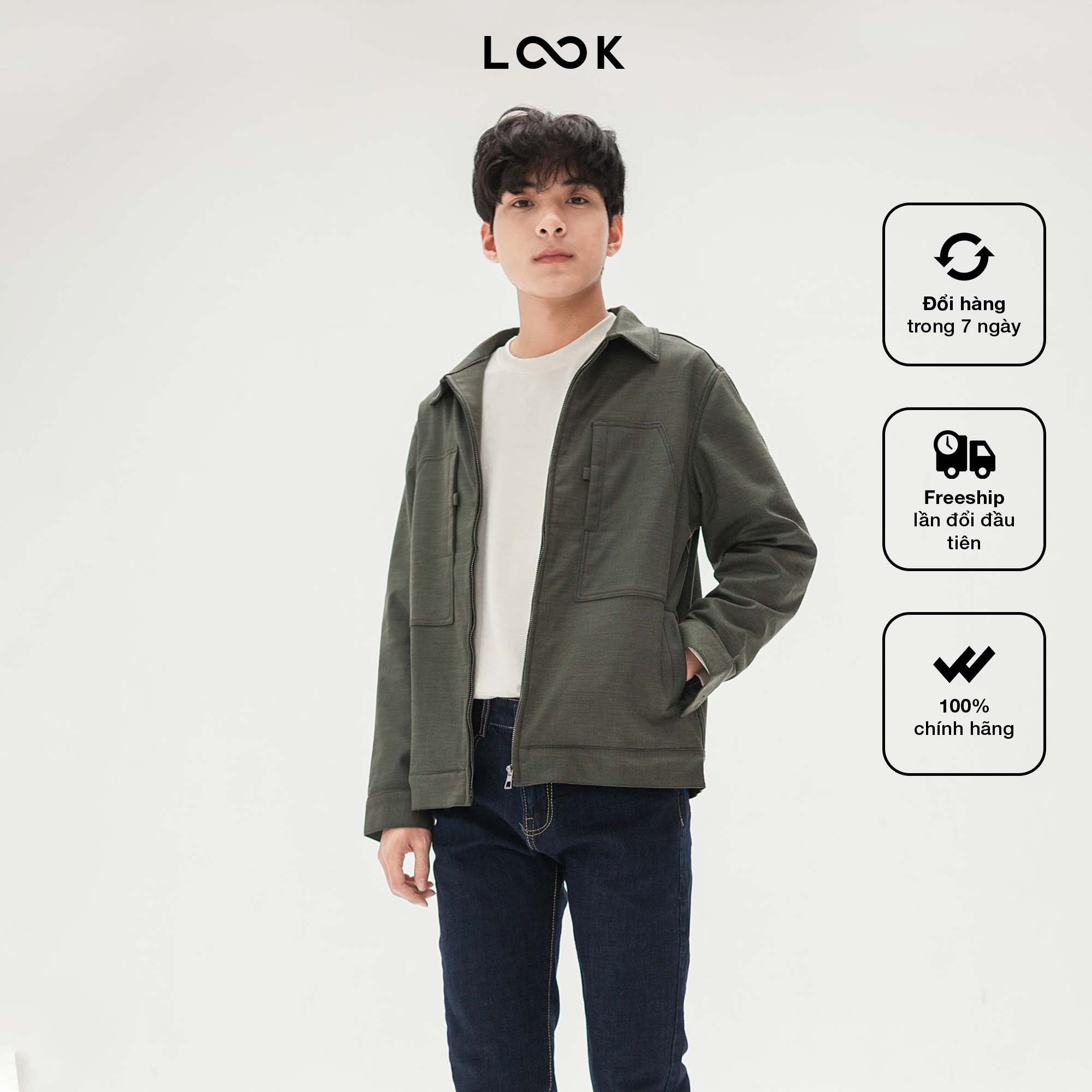 Áo khoác kaki LOOK COZY JACKET