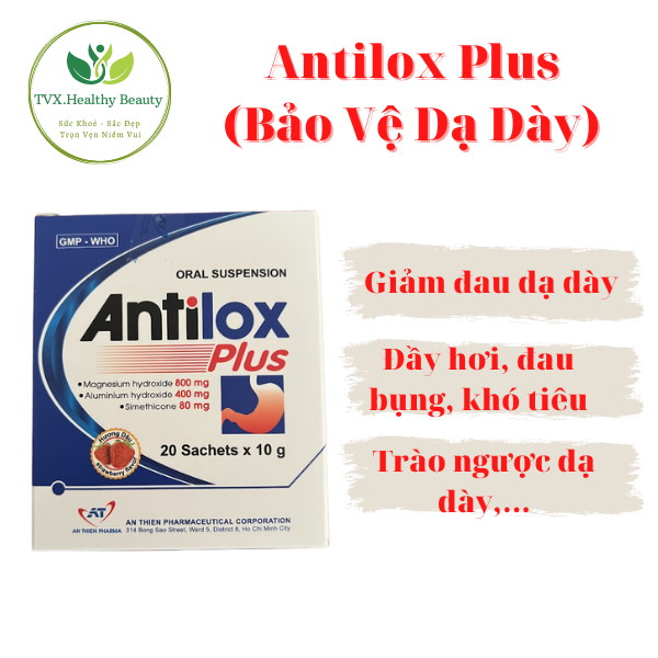 Antilox Plus - Bảo Vệ Loét Dạ Dày Tá Tràng 10g