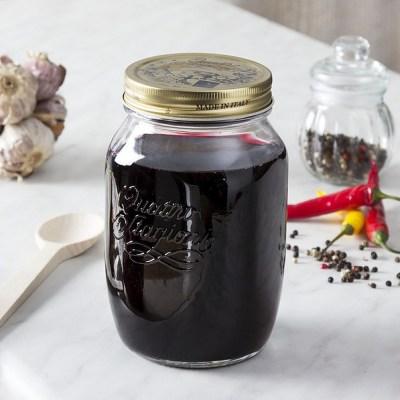 Chai lọ hũ thủy tinh đựng nước ép mặt ong gia vị combo 6 hũ thủy tinh dung tích 500ml nắp vặn chất lượng tốt bormioli - made in italy