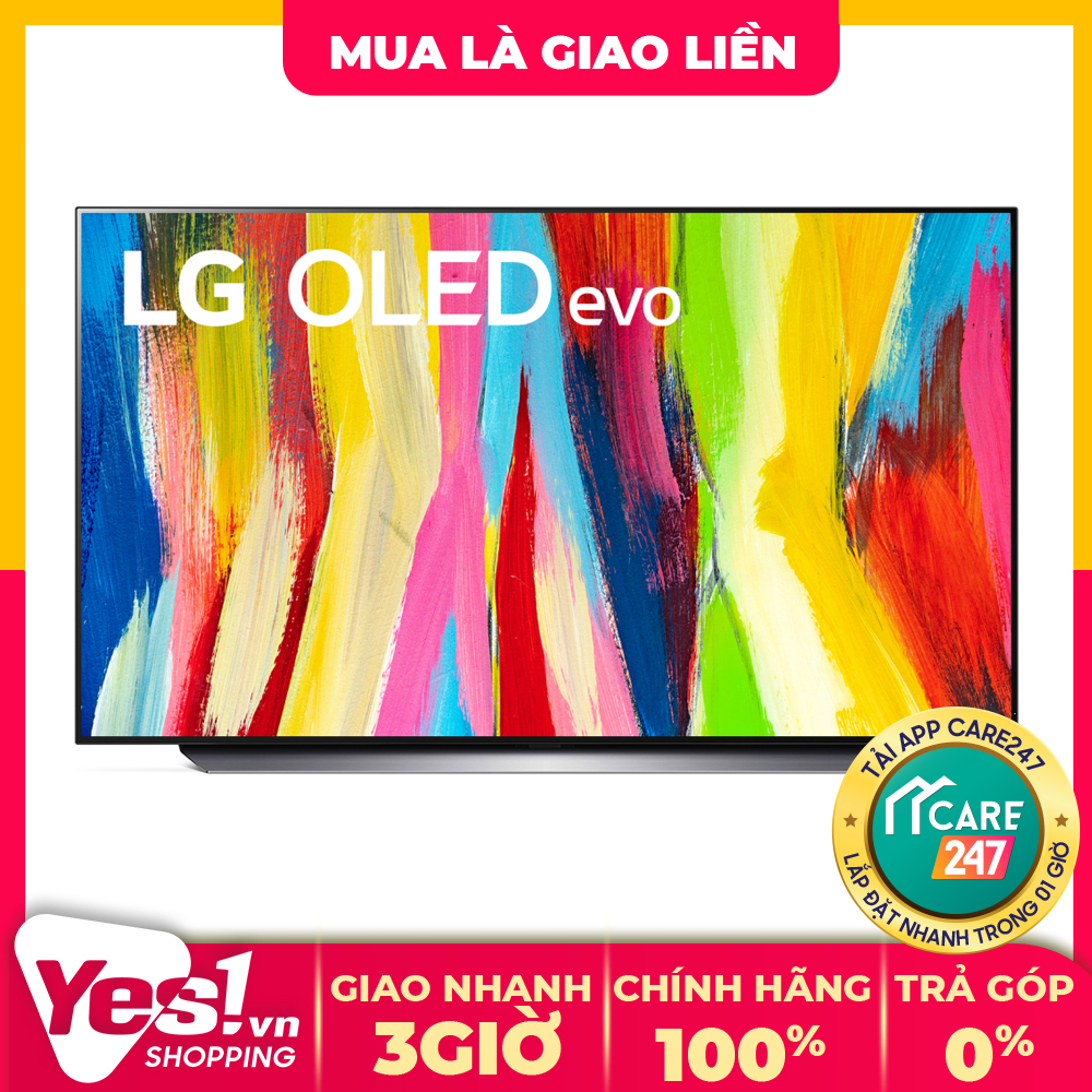 Smart tivi oled lg 4k 48 inch 48c2psa - bảo hành chính hãng - voucher 10% lên đến 800k
