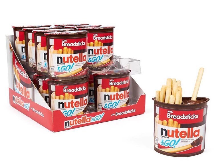 Bánh que chấm Nutella hộp 52g hàng Mỹ