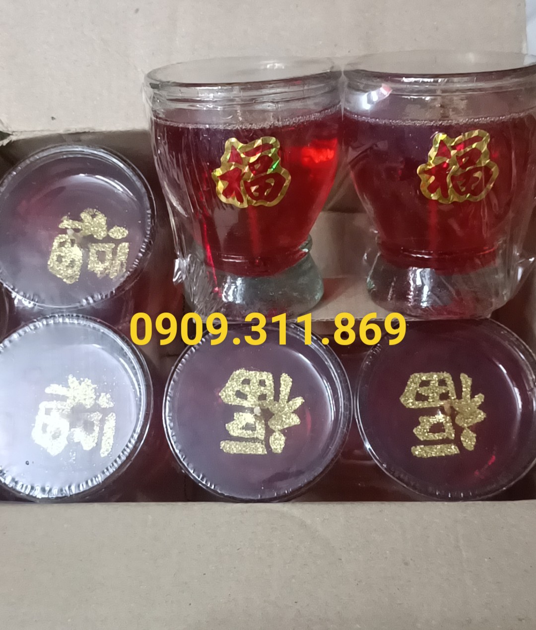 Đèn cầy ly cao 11cm x R 9cm đốt liên tục 3 ngày | Nến ly để bàn thờ | Đồ cúng, đồ phong thủy