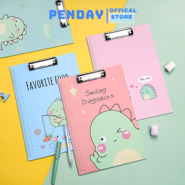 Bìa kẹp tài liệu a4 cute - kẹp tài liệu có thước kẻ - trình ký văn phòng giá rẻ - penday store