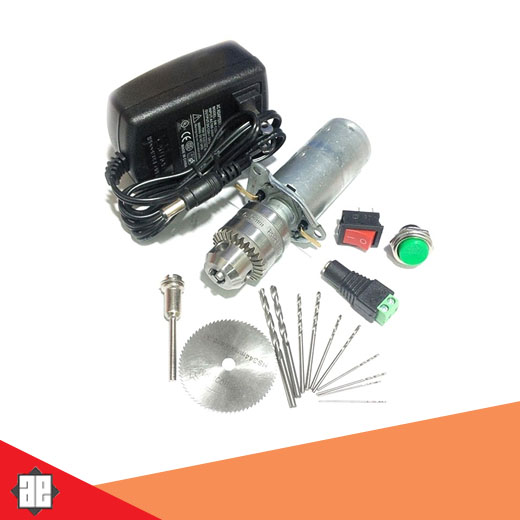 Combo Máy Khoan Mini 12v-2a và Phụ Kiện kèm theo