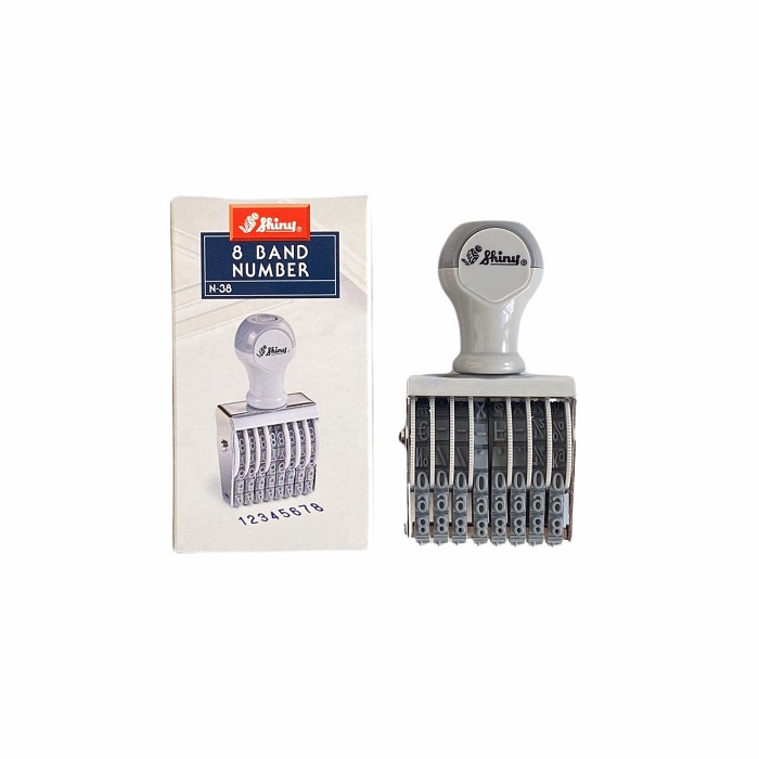 Dấu số xoay shiny n38 5mm 8 số