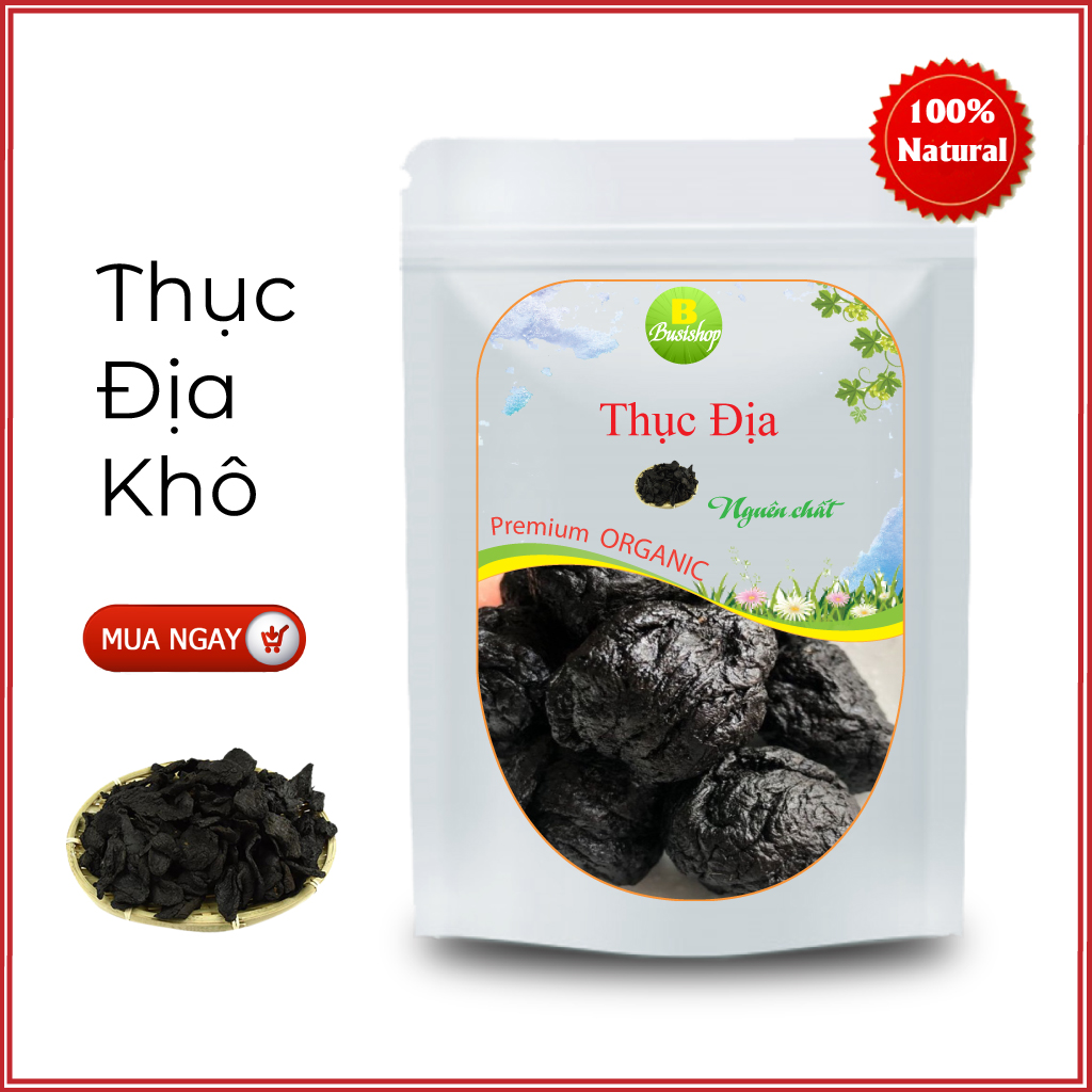 Thục địa khô 100g thượng hạng, Thục địa nấu sâm thanh mát, giải nhiệt thơm ngon