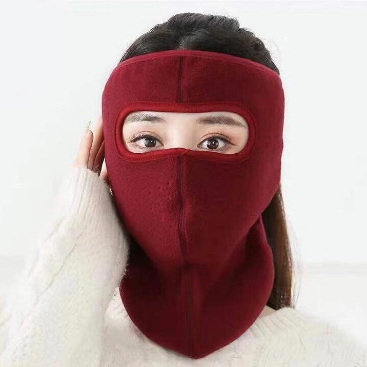 Khẩu trang ninja trùm kín mặt cổ, che tai chống nắng chống gió bụi vải nỉ giữ ấm mùa đông gió lạnh, Thích hợp cho cả nam và nữ