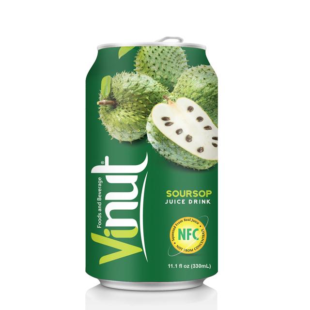 Thùng nước ép mãng cầu vinut 24 lon 330ml
