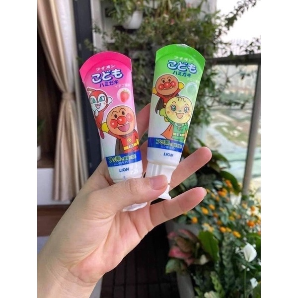 Kem đánh răng trẻ em lion nhật bản