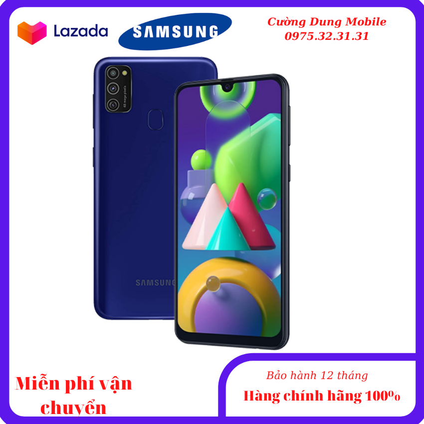 NEW bảo hành chính hãng 12 tháng toàn quốc,samsung m21 pin siêu trâu 6000mAh, chụp ảnh đẹp camera 48Mp