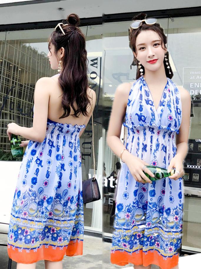 Đồ bơi hai mảnh kèm váy dễ thương mhat118 mai hoa