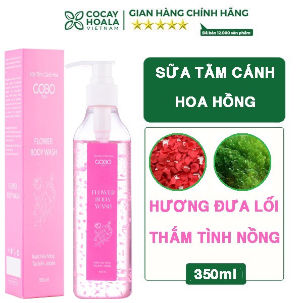 Sữa tắm cánh hoa hồng GOBO  - Gói trọn vườn hồng, bỏ bùa người yêu