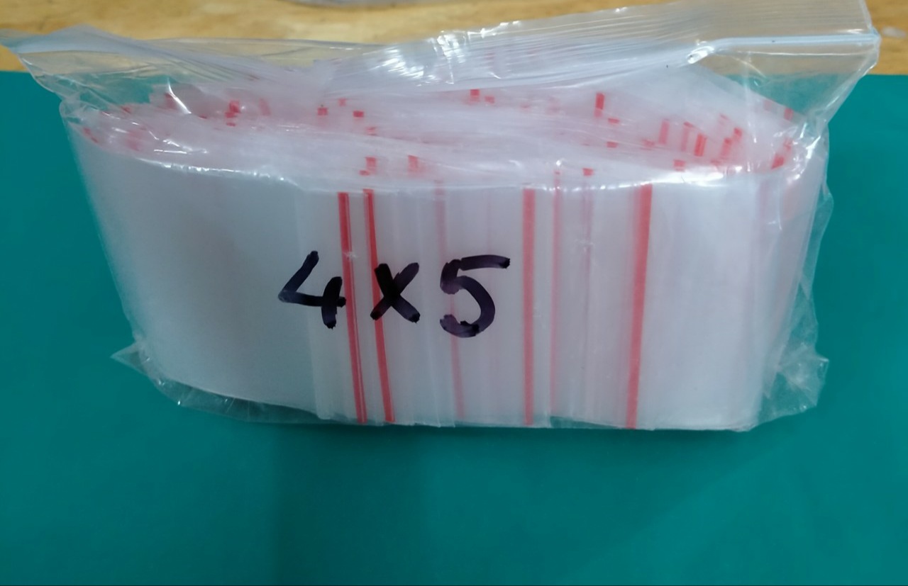 100 cái túi zip mini nhỏ 4x5cm loại dầy đẹp