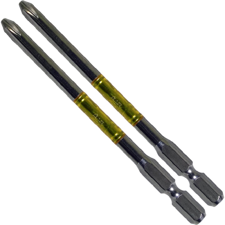 Vỉ 2 mũi vít 1 đầu +2x65 artd-2065 anex nhật bản