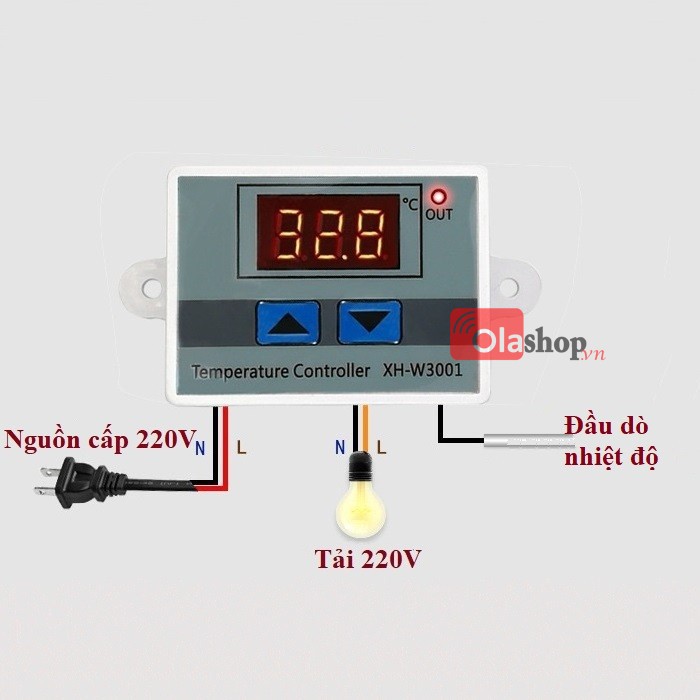 Bộ điều khiển nhiệt độ 220V