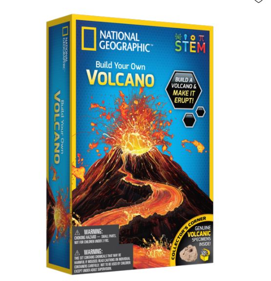 Bộ đồ chơi công cụ khoa học thí nghiệm về núi lửa của hãng National Geographic - Xây dựng núi lửa phun trào, tuyệt vời cho các dự án khoa học nhí