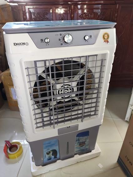 Quạt điều hòa hơi nước DACHIO HA-8600, Dung tích 80L, Made in thailand, dây đồng chịu nhiệt, có 2 khay đá khô.,đảo gió tự động 4 chiều..