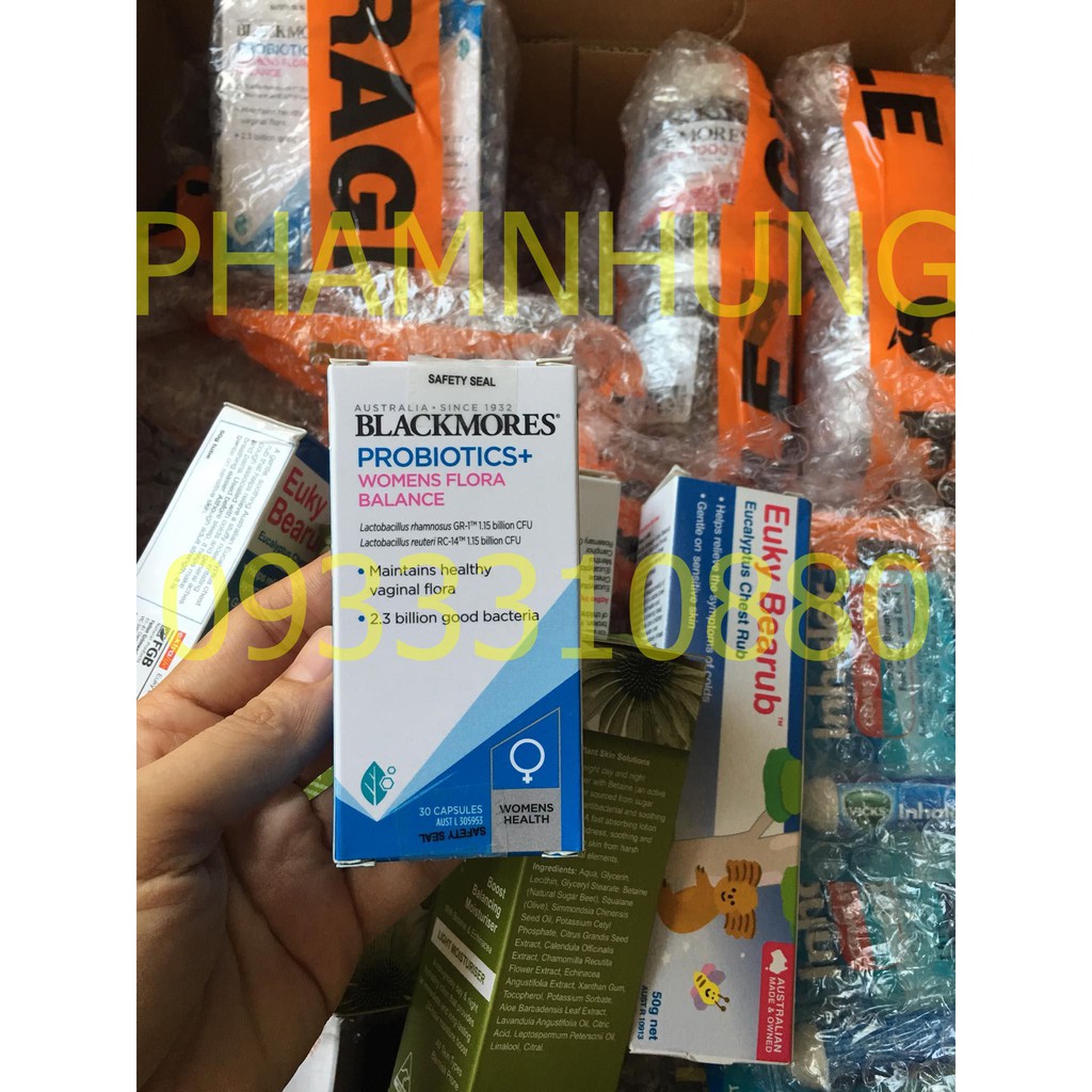 Men vi sinh Blackmores Probiotics+Womens Flora Balance .