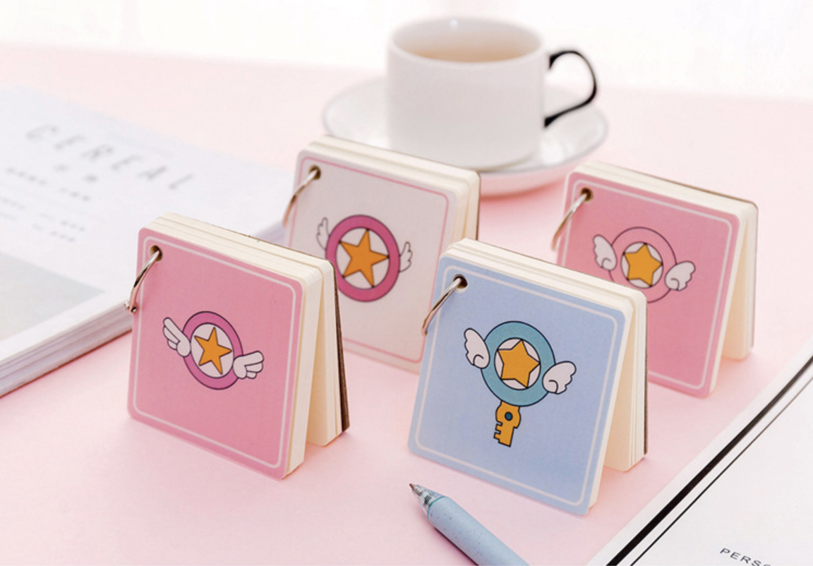 FlashCard - Giấy note - kèm móc tiện dụng