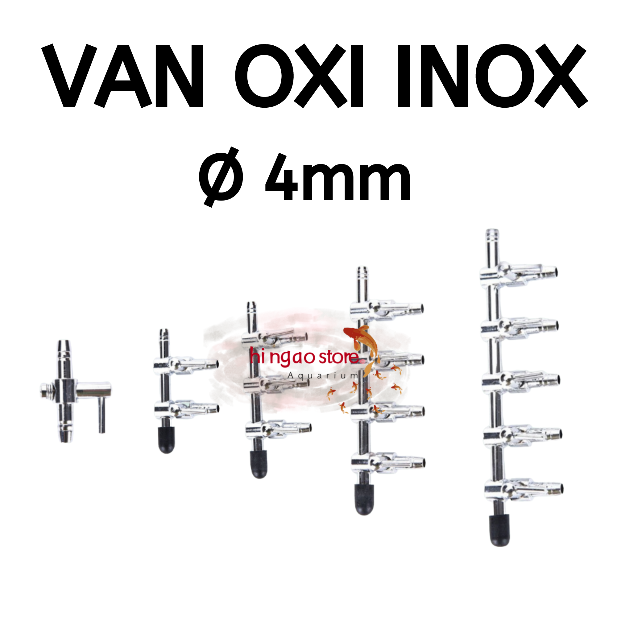 Van Inox điều chỉnh tăng giảm - Phụ kiện cá cảnh | Hingaostore.