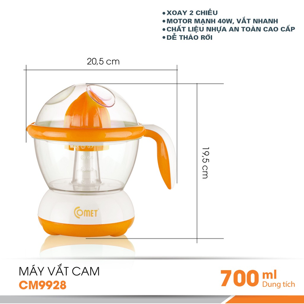 Máy vắt cam bằng điện comet cm9928