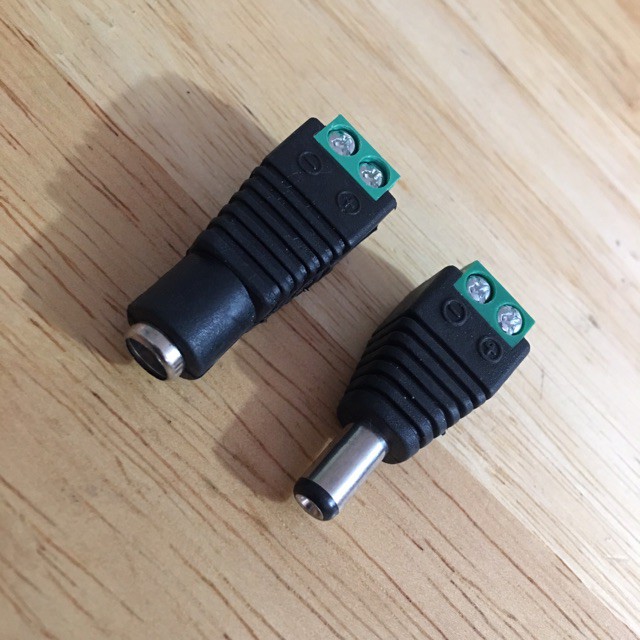 Bộ Jack nguồn, giắc đực,giắc cái chân vặn vít