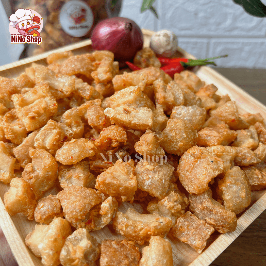 Combo da heo chiên giòn phô mai và tép mỡ