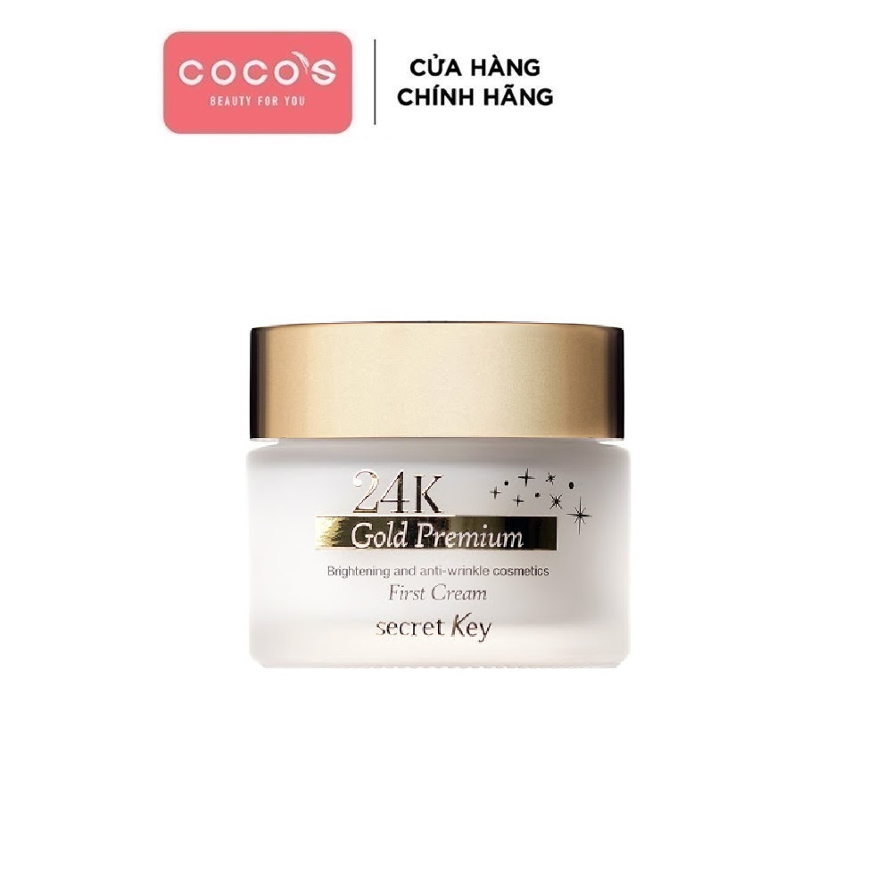 Kem dưỡng Secret key 24k Gold premium First cream 50g