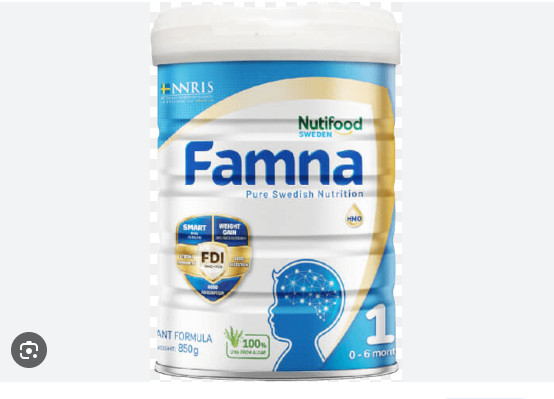 Sữa Bột Famna 1 Lon 850g  0-6 Tháng