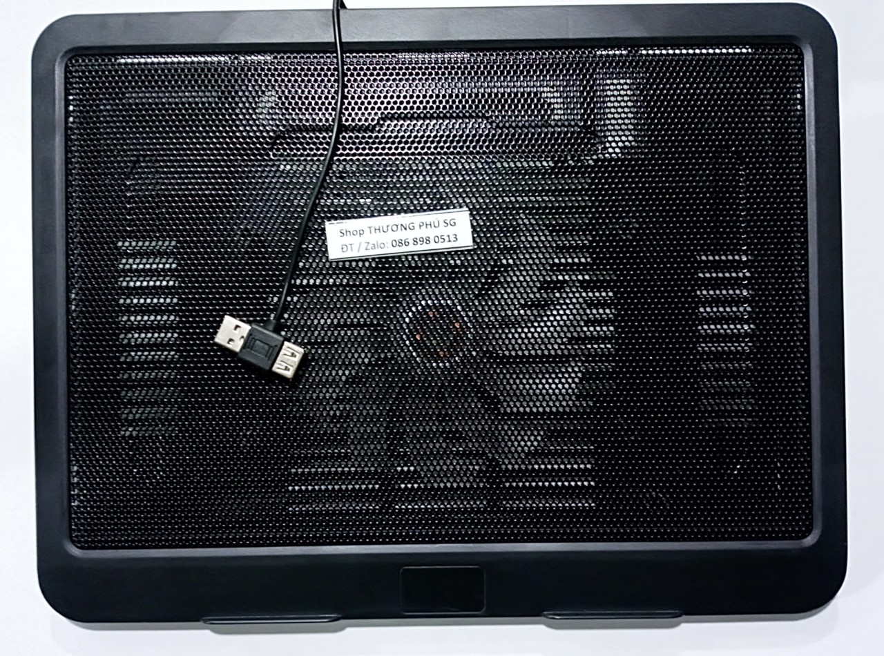 [HCM]Đế tản nhiệt Notebook Cooler N19 (Q19): 1 Fan 14Cm  - up to 17'' Inch