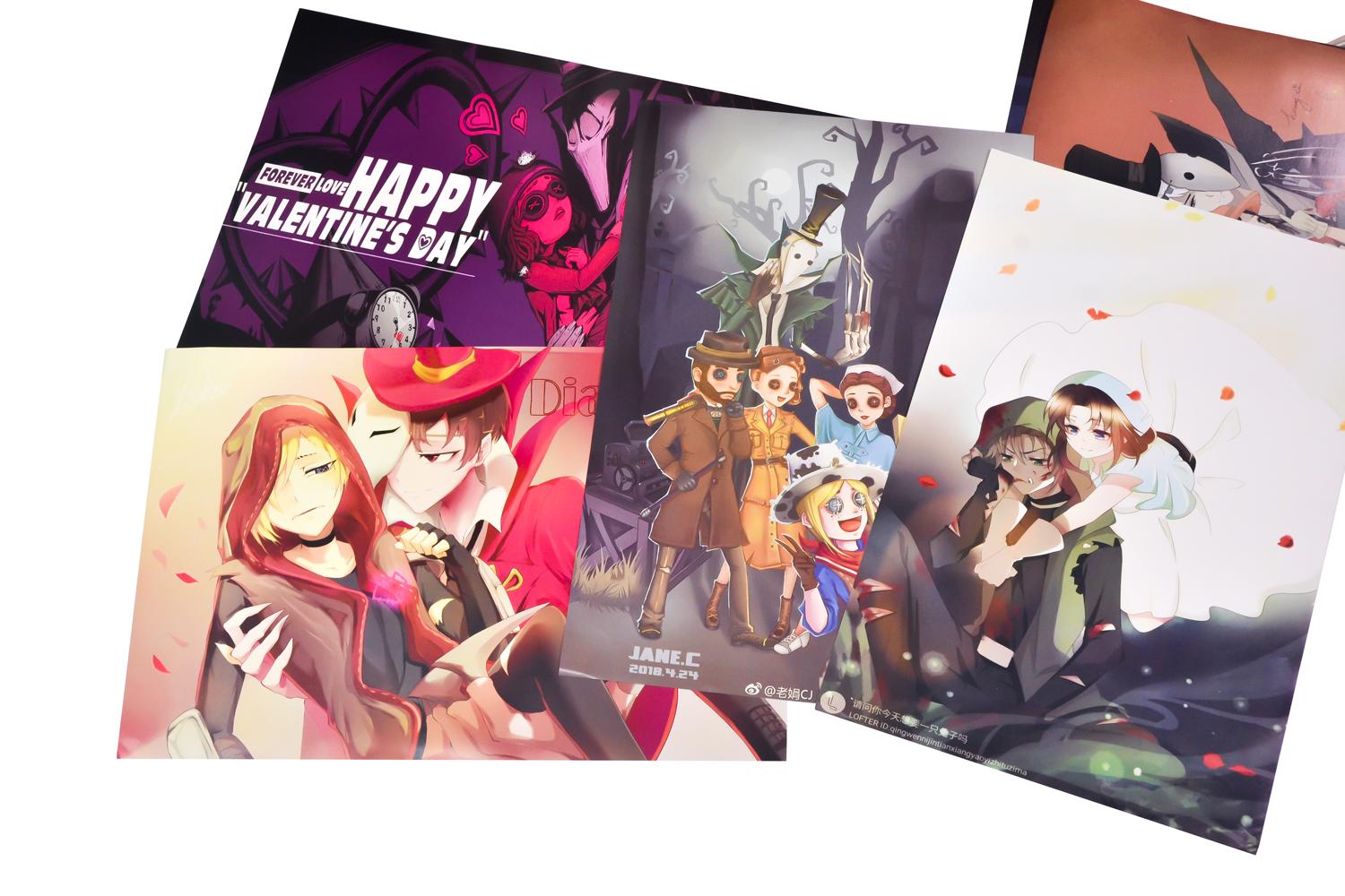 [7-11/12 VOUCHER 8%][thanh lý bán lỗ] Bộ 8 tấm poster Anime - Identity V [AAM] [PGN23]