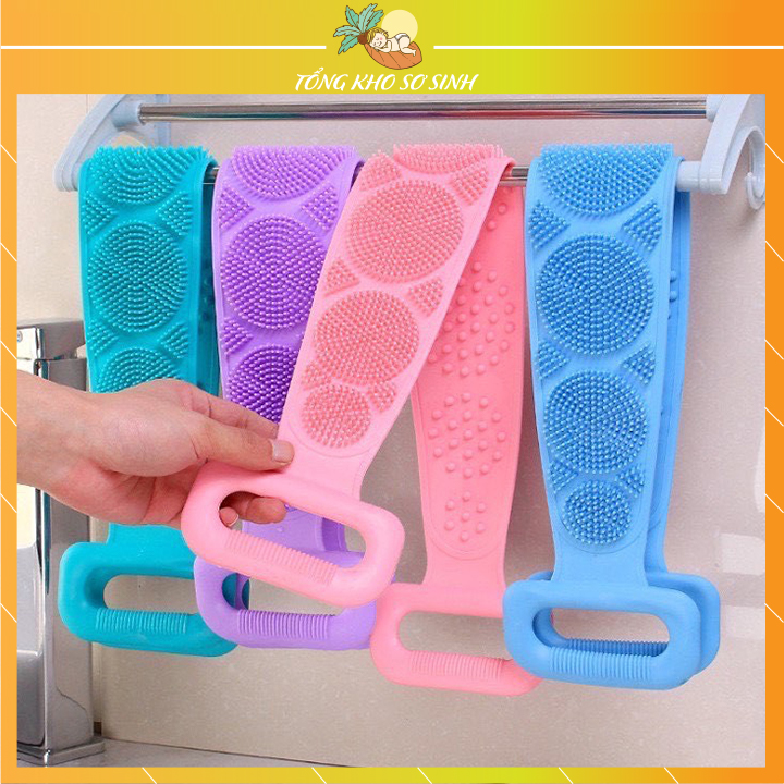 Chà lưng khi tắm, dụng cụ dây chà lưng khi tắm silicon 2 mặt, giúp kỳ cọ massage tẩy da chết khi tắm, siêu tiện dụng, dụng cụ kì lưng 2 mặt, dụng cụ kì lưng silicone, dụng cụ kì lưng tắm tiện dụng, dụng cụ tẩy da chết
