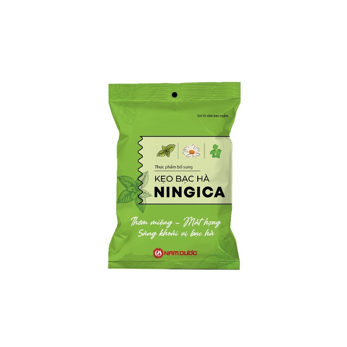 KẸO BẠC HÀ NINGICA NAM DƯỢC Túi 10 viên