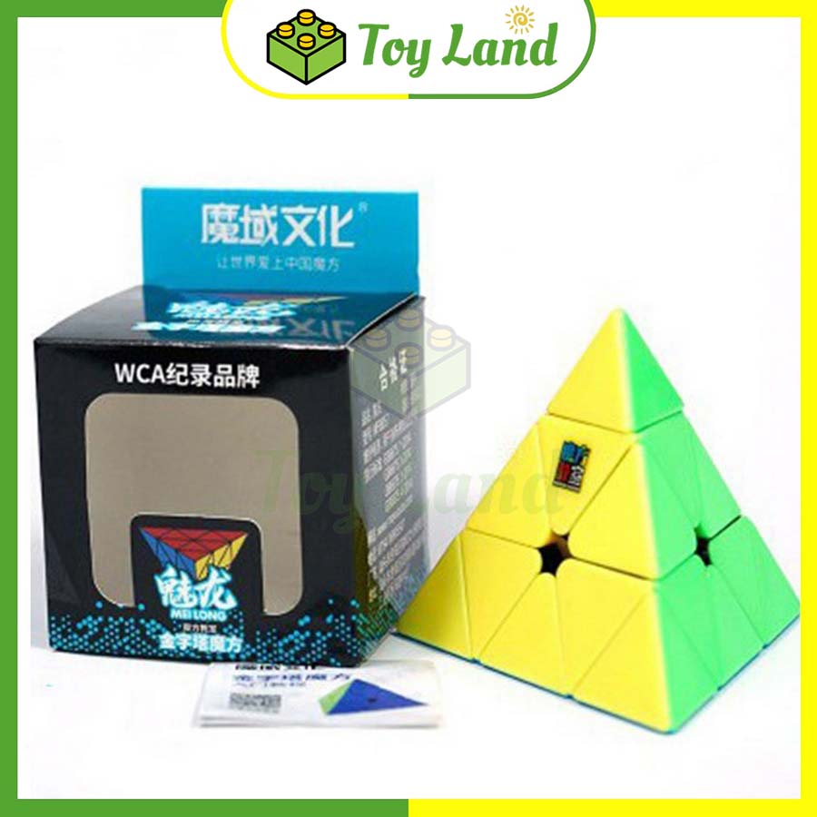 Rubik Pyraminx MoYu MeiLong Stickerless Rubic Biến Thể Tam Giác Kim Tự