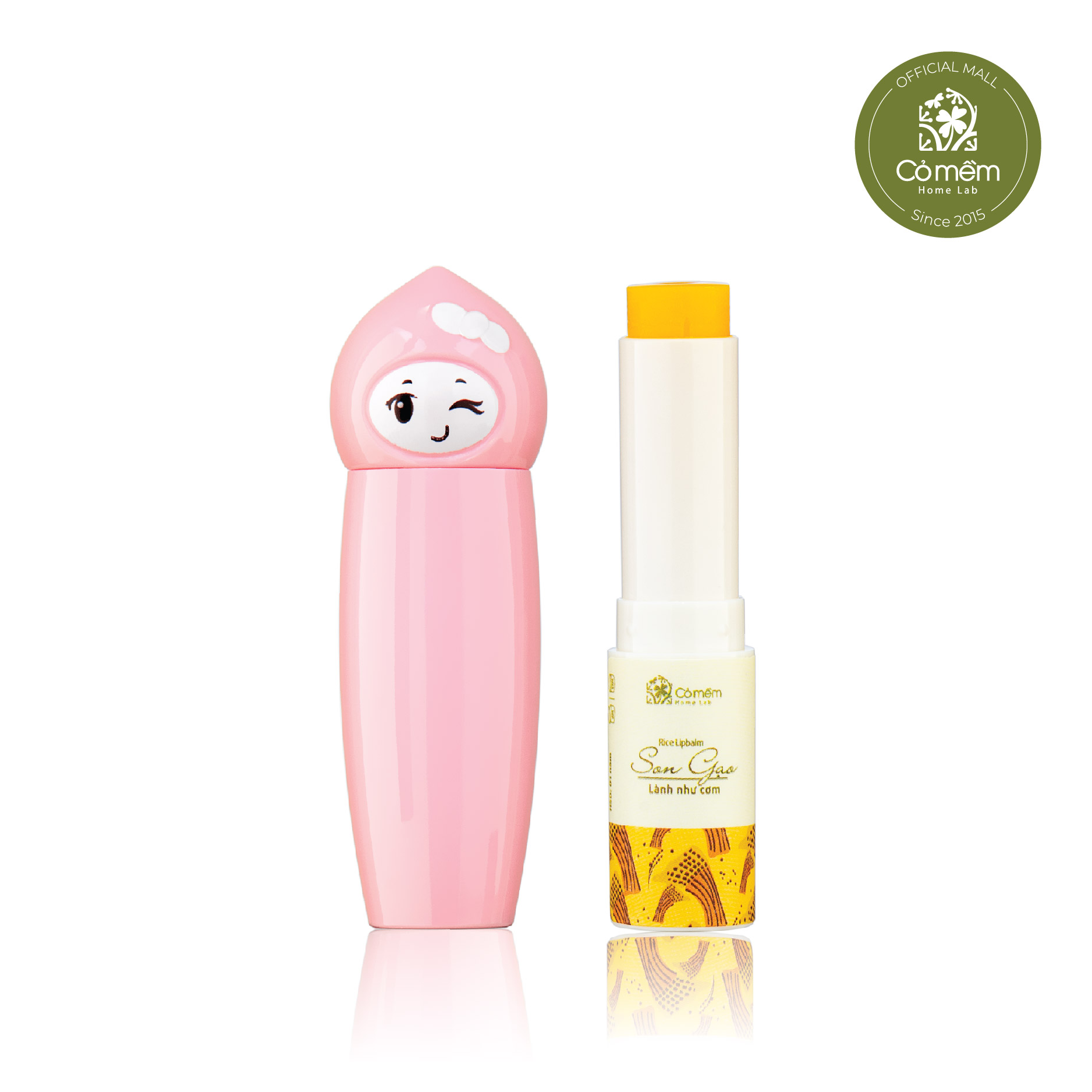 Combo son dưỡng và son búp bê cỏ mềm
