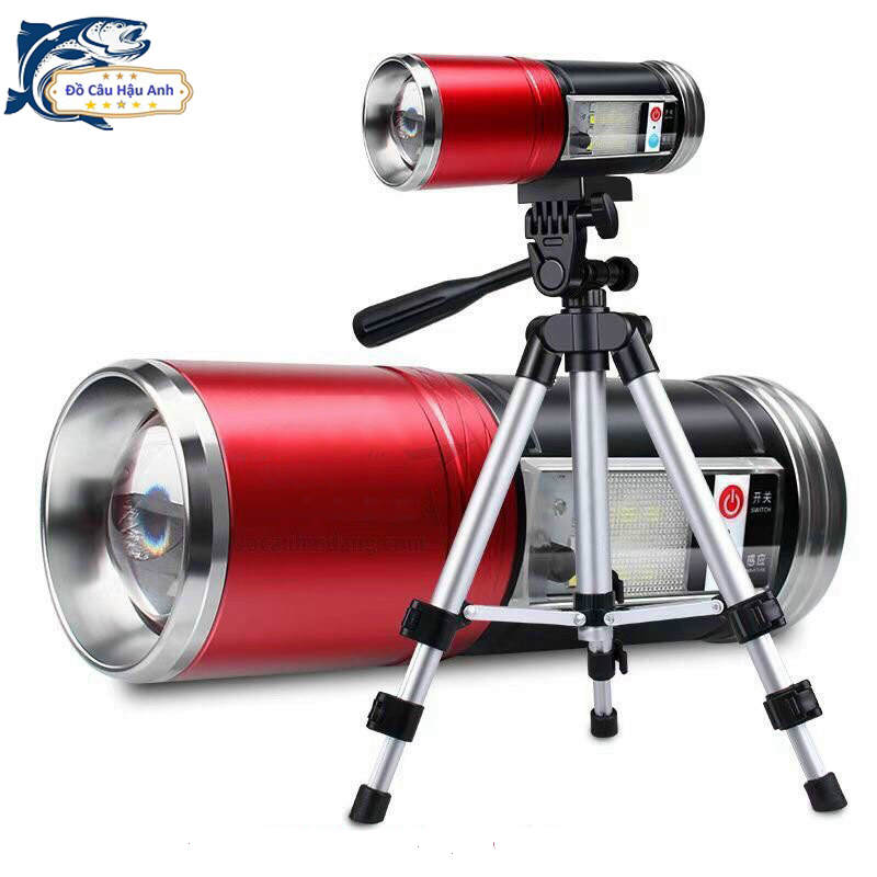 Đèn LED soi phao câu cá cảm biến 4 màu đa chức năng tiện dụng hàng cao cấp DCC8 Hậu Anh FISHING