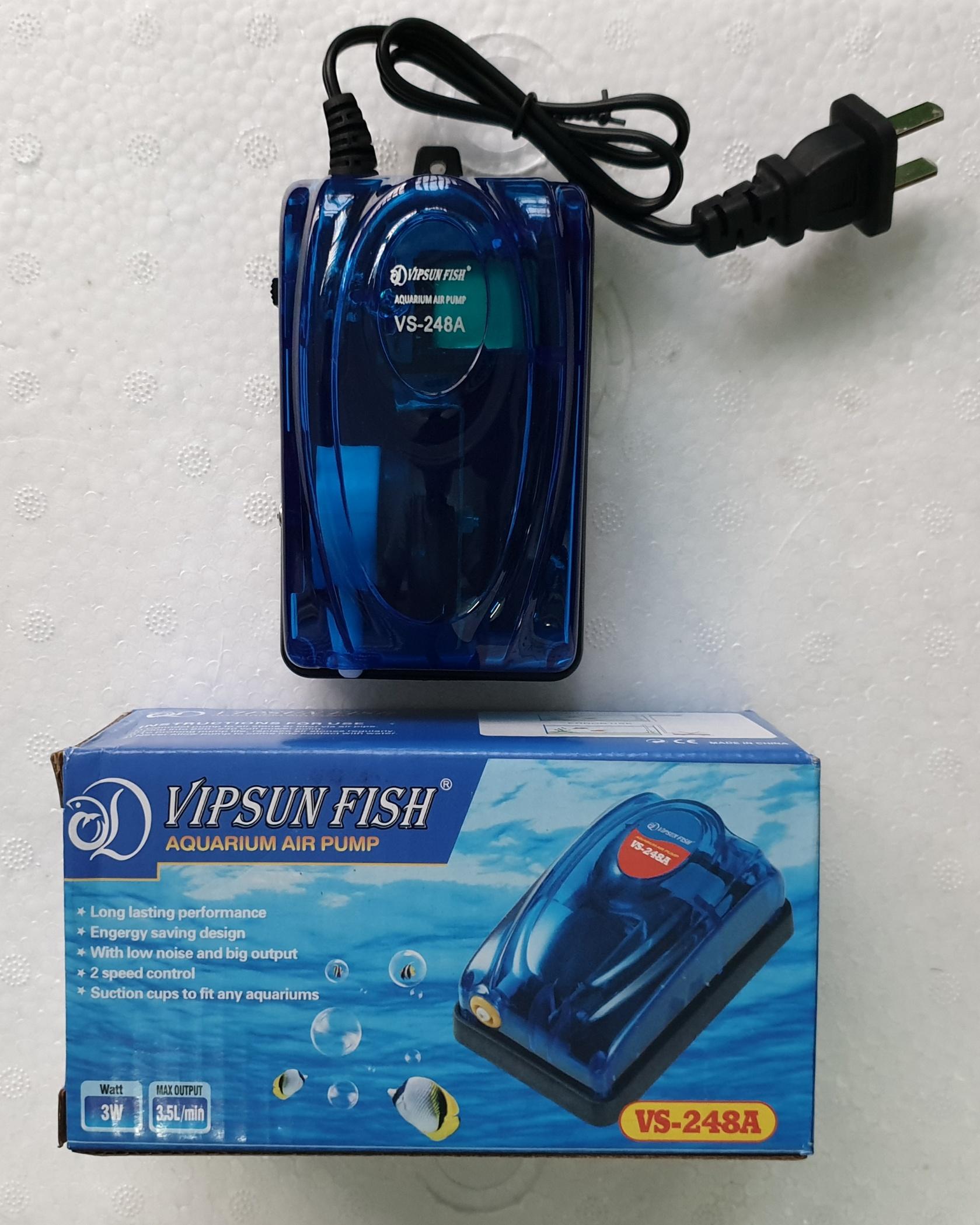 Vipsun vs-248a máy oxy 1 vòi cho hồ cá